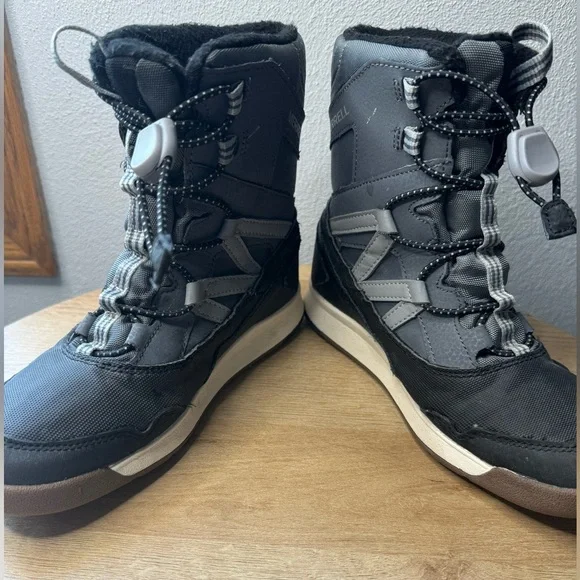 Merrill Snow Crush Kids Winter Snow Boots - Picture 8 of 9